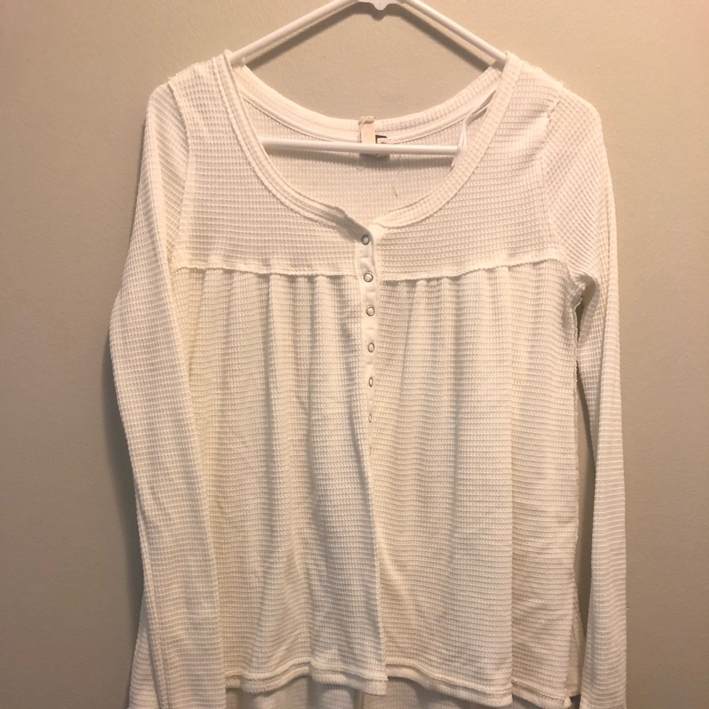 Free People cream top - Picture 4 of 4